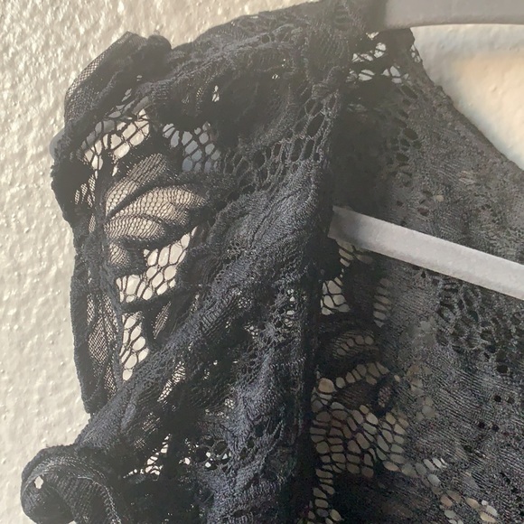 Kimcine curve black lace bodysuit 3X - Picture 5 of 8